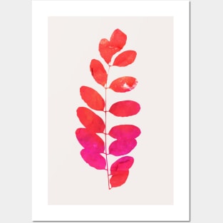 Leaf Print Posters and Art